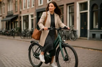 Stijlvol de stad door met een hippe elektrische damesfiets die bij jouw look past