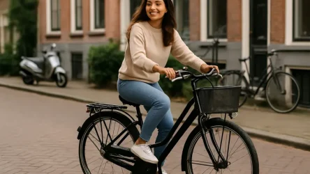 De ideale damesfiets met compacte wielmaat: wendbaar en comfortabel in de stad
