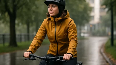 Droog, comfortabel en stijlvol fietsen met de AGU regenjas voor dames