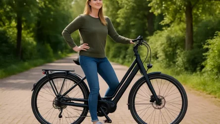 Elektrische damesfiets met royale framemaat voor langere berijdsters: comfort en controle in stijl
