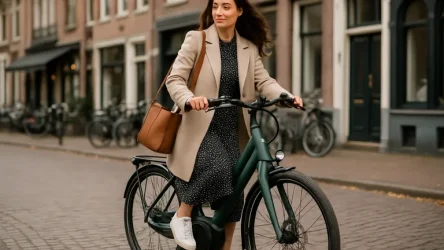 Stijlvol de stad door met een hippe elektrische damesfiets die bij jouw look past